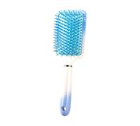 Smooth Plastic Comb Multifunctional Air Cushion Massage Comb Household Fluffy Styling Detangler Hairbrush Easy To Clean detangling(Blu)