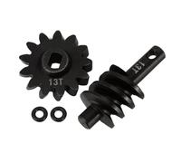 Smooth Power Transmission Gear Set Aluminum Differential Gears Heavy Duty Replacement Specifically for SCX24 Toy Trucks Easy Install Gears