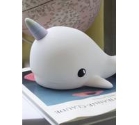 Smooth, Rechargeable Night Light, Splash the Narval - DHINK KONTIKI white