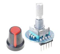 Smooth Rotation Potentiometer Module with Mechanical Resets Function 360 Degree Control for Circuit Development Projects Rotary Encoders Module
