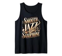 Smooth Saxophone Jazz Sax Player Music Lover Tank Top