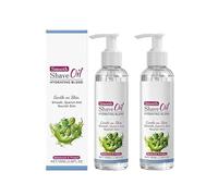 Smooth Shave Oil for Women 3.38oz,Pre S-have & After Shave Oil with Vitamin E Olive O-il Jojoba Seed O-il,Nourishing & Moisturizing,Non-Greasy,Gentle Soothing Shaving Oils (2)