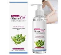 Smooth Shave Oil Hydrating Blend, Shave Gel & Oil for Sensitive Skin, Reduces Irritation, Redness & Dryness, Fast Absorbing, Non-Greasy Moisturizing for Comfortable Shave, Men & Women (1pcs)