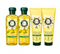Smooth & Shine Shampoo & Conditioner Set Consists of Herbal Essences Chamomile Hair Care Bundle