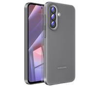 Smooth Silicone Case for Galaxy A37 with Raised Edges, Grey