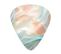 Smooth Silk Printed pick set - 12 pieces, thin, medium and thick guitar picks, suitable for guitar, bass, electric guitar and ukulele