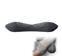 Smooth Spine Triple Fusion Back Massager, 2025 New Electric 3 in 1 Back Massager,Vibration & Heat, Portable Electric Massage Cushion (Dark Grey)