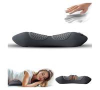 Smooth Spine Triple Fusion Back Massager for Chair & Bed, 3-in 1 Heated & Vibration Massager for Sciatica, Traction Device for Lower Back Pain Relief(Black)