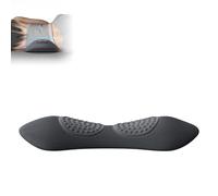 Smooth Spine Triple Fusion Back Massager with Traction, Vibration & Heat, for Deep Tissue Relaxation for Back, Neck, Shoulders & Legs, ortable Electric Massage Cushion (Black)