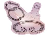 Smooth Stainless Steel Exercise Ring Endurance Accessory, Men's Special Fitness Ring -E12UK (28mm:B)