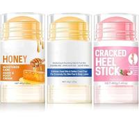 Smooth Steps Foot Therapy Balm,2025 Upgraded Hydrating and Anti-Cracking Foot Cream,Moisturizing Foot Balm Stick,Foot Cream for Dry Cracked Heels and Feet Women Men Travel (3pcs-Mix, 40 g (Pack of 1))