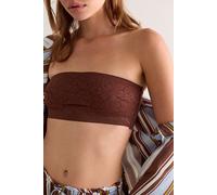Smooth Talking Bandeau by Intimately at Free People in Brunette, Size: XL - female