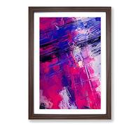 Smooth The Path in Abstract Framed Print | A2 Walnut Framed Wall Art | Ready to Hang | Abstract Fantasy Picture | Living Room Bedroom Lounge Office