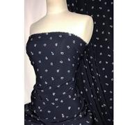 Smooth Touch Woven Stretch Fabric | Light Weight Dressmaking Crafts Material | Multiple Designs Available | Same Day Dispatch | Sold by The Metre | by Tia Knight (SMT) (Bellé Roses)