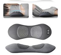 Smooth Triple Fusion Back Massager, 2025 New 3 in 1 Smooth Spine Triple Fusion Back Massager, with Massage, Hot Compress and Traction Functions for Sciatica Massager (Gray)