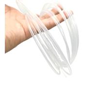 Smooth tube 1 meter 1mm 2mm 3mm 4mm 5mm 6mm 8mm PTFE FEP Tube For 3D Printer Parts Pipe Less friction(Clear,ID 3mm x 5mm OD)