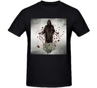 SMOOTH WILL Make Them Suffer Neverbloom Graphic T Shirts for Men Crew Neck Black M