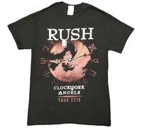 SMOOTH WILL Men's Rush Clockwork Angels 2013 Tour T Shirt Black XL