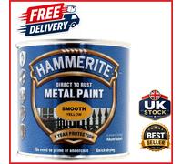 Smooth Yellow Metal Paint 250ML for Cars Rust Resistant Waterproof Finish