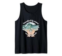 Smoothed by Waves Saved by Hands Sea Glass Collector Tank Top