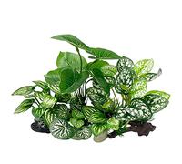 Smoothedo-Pets Fish Tank Decorations Aquarium Decoration Ornaments Accessories Betta Fish Hides Cave Rest Soft Leaf (Mix-Leaf-Set-C) (GZDY)