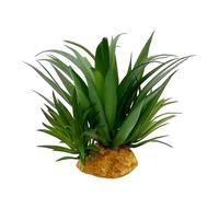 Smoothedo-Pets Reptile Artificial Plants Succulent Terrarium Decor Desert Rain Forests Plant Lizard Bearded Dragon Chameleon Gecko Snake Amphibian Habitat Hideout Tank Accessories (Agave-Set)