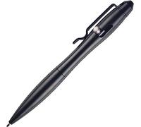 SMOOTHERPRO Bolt Action Pen Ballpoint Pen Weight Balanced Stainless Steel Clip for Office School Business Color Black (TP026)