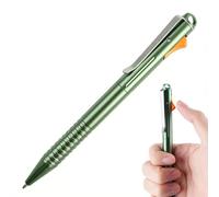 SMOOTHERPRO Fidget Pen Retractable Ballpoint Pen | Aluminum | Compatible with Parker Refills EDC Pen with Stainless Steel Pen Clip | for School Office Outdoor Work & Everyday Carry (Al103GN) | Green