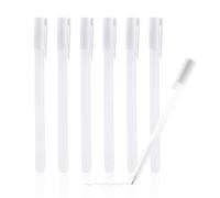SMOOTHERPRO Glue Pens | 6 Pcs White Quick Dry Precision Liquid Adhesive Pen Set | Fine Tip Roller Spot Glue Pen | for Scrapbook Card Making Notebooks Paper Crafts Handmade Stationery DIY(PGP006W)