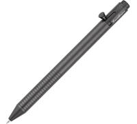 SMOOTHERPRO Titanium Ballpoint Pen Retractable Gel Pen Compatible with Pentel Refill Lightweight Slim Shape for Pocket Business EDC Signature Color Gray (Ti141)