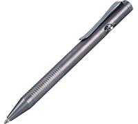 SMOOTHERPRO Titanium Bolt Action Pen Stainless Steel Pen Clip Compatible with Parker Refill for Pocket Business EDC Signature Color Gray(Ti951)
