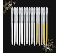 SMOOTHERPRO White Gold Silver Gel Pen Set | Highlight Gel Ink Pen | 0.6mm Fine Art Liner Drawing Pen | for Black Dark Paper Drawing Sketching Design Supplies (GWS06-18) | 18 Pack