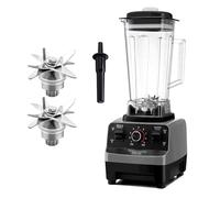 Smoothie Blender, 2L Large Capacity 1600W Professional Countertop Mixer, Multi-Function Soy Milk Maker,9 Speed black