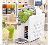 Smoothie Machine 2L Countertop Drink Maker 185W Soft Serve Ice Cream Maker, One-Button Self-Cleaning, No Ice Needed, Ideal for Parties, Cafés, Gyms, Food Trucks