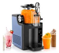 Smoothie Machine for Home and Cafe, 1.5L Self-Cleaning Blender with Touch Control, Adjustable Texture, No Ice Needed, Perfect for Smoothies in Hotels and Gyms (Blue)