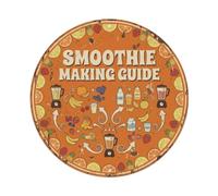 Smoothie Making Guide Recipe Chart Metal Tin Sign