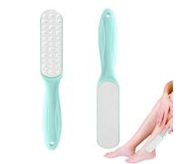 Smoothing Foot File, Double Sided to Exfoliate and Remove Dry Dead Skin, Eliminates Corns, Calluses & Dead Hard Cracked Skin Calluses Remover, Heavy Duty Stainless Steel Pedicure Rasp (Light Blue)