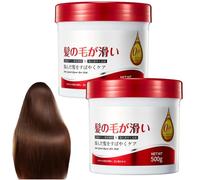 Smoothing & Hydrating Hair Mask, Tratamiento Para Cabello Seco Y Maltratado,Mascarilla Hidratante Para El Cabello, Keratin Hair Mask, Keratin Hair Treatment (2PCS)
