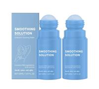 Smoothing Solution Ingrown Hair Treatment, 2025 New After Shave Soothing Roll-On Serum for Underarms, Gently Cleanses Armpits Moisturizing Serum for Brightens Dark Spots 50ml (2PC)