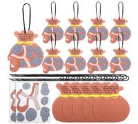 SmoothNovelty 24 Pcs David and Goliath Ornament Craft Kit Sunday School Crafts for Fun Home Activities