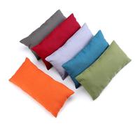 SmoothNovelty 6 Pack Washable Cotton Eye Pillow Case Removable Unscented Zippered Eye Pillow Cover 9.06 x 4.53 Inches for Yoga Relaxation Sleeping Meditation Spa Migraine Relief Massage Accessories