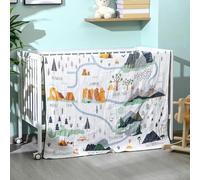 SmoothNovelty National Parks Muslin Blanket 47 x 47 Inch Soft Warm Cotton Muslin Swaddle Blanket Nursery Swaddling Wrap Quilt for Bedding Gift, Cold Weather, Adventure Hiking Camping Lovers