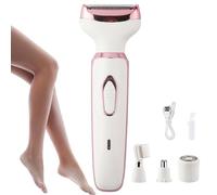 Smoothshave Razor 2.0 - Comfort 4 in 1 Electric Lady Shaver, for Body Meridian Underarm Nose Legs Hair Removal Razors, USB Rechargeable & Waterproof (1 Set)