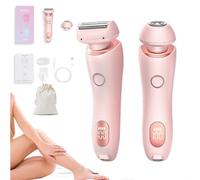 Smoothshave Razor Women, Smoothshave Razor, 2 in 1 Electric Shaver, Ipx7 Waterproof Wet & Dry, Detachable Head Portable, Cordless Freedom (Pink)