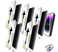 Smoothshield 2 Packs - Tempered Glass Screen Protector With Anti-Scratch Anti-Fingerprint Privacy & Auto Dust-Free Install, Apply The Film In One Second (HD Clear 5Pcs,16Pro)