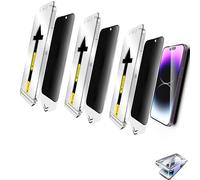 Smoothshield 2 Packs - Tempered Glass Screen Protector With Anti-Scratch Anti-Fingerprint Privacy & Auto Dust-Free Install, Apply The Film In One Second (Privacy 3Pcs,15/16)