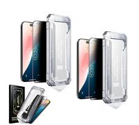 Smoothshield 2 Packs - Tempered Glass Screen Protector with Anti-Scratch Anti-Fingerprint Privacy & Auto Dust-Free Install, For iphone 12 13 14 15 16 pro screen protector (Privacy*2pcs,14 promax)