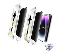 Smoothshield 2 Packs - Tempered Glass Screen Protector With Anti-Scratch Anti-Fingerprint Privacy & Auto Dust-Free Install, Apply The Film In One Second (Privacy 2Pcs,16Pro)