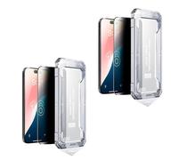 SmoothShield 2 Packs, Tempered Glass Screen Protector with Anti-Scratch Anti-Fingerprint Privacy & Auto Dust-Free Install, Precise Positioning (Privacy Edition,13)