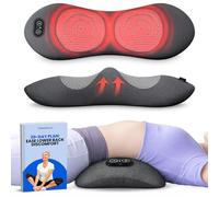 SmoothSpine Triple Fusion Back Massager - The Official Smooth Spine Back Massager with Heat - 3-in-1 Design to Support Lower Back Comfort, Gentle Vibration & Traction - Relaxation Device for Home Use